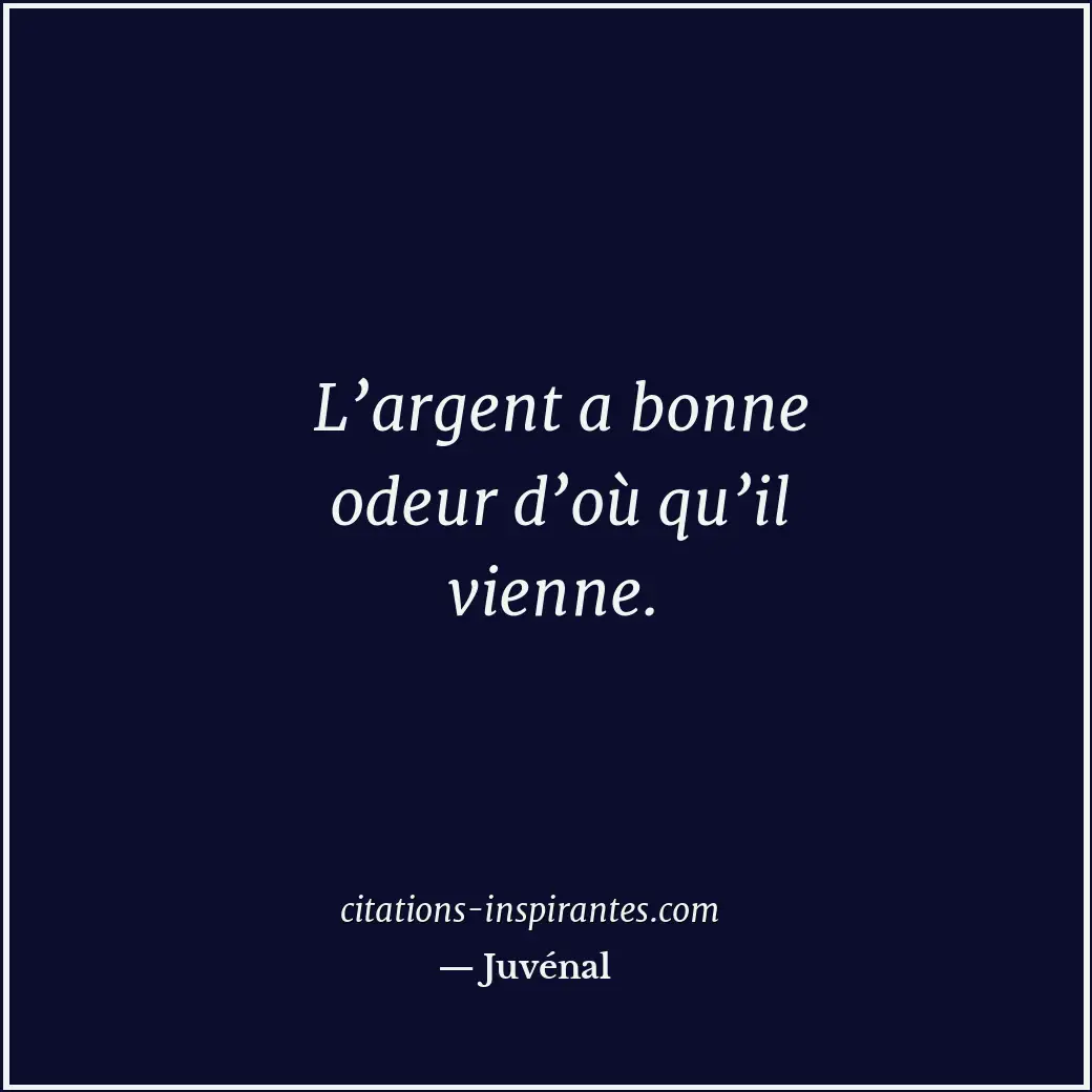 Citation de Juvénal