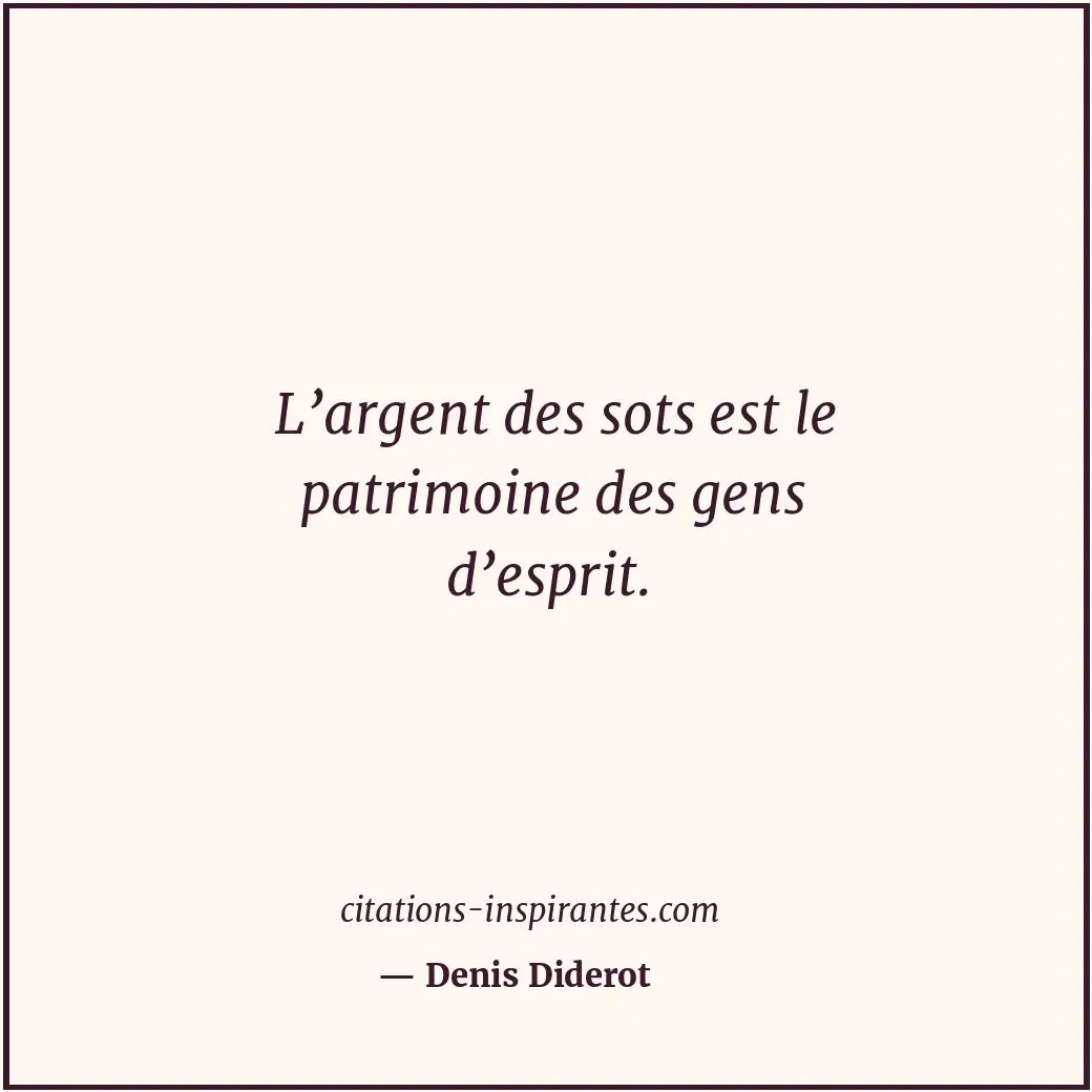 Citation de Denis Diderot