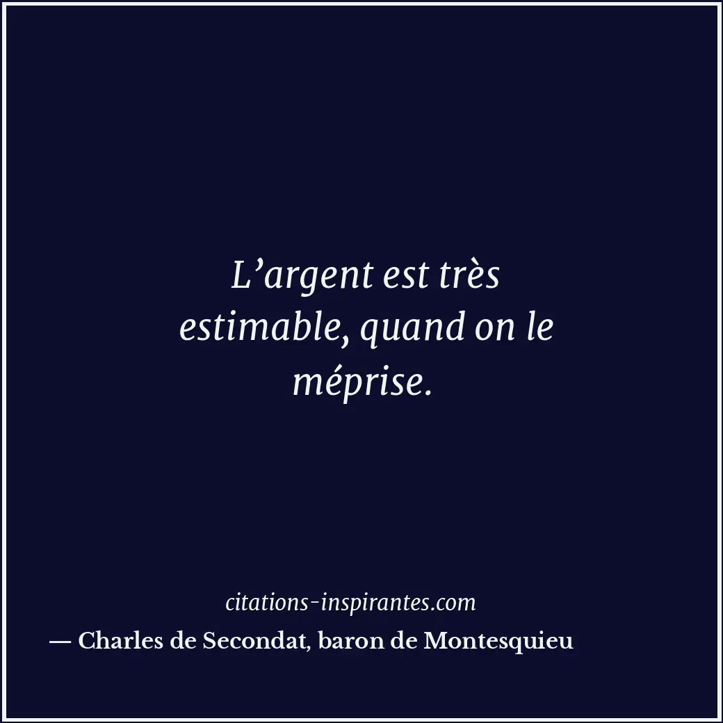 Citation de Charles de Secondat, baron de Montesquieu