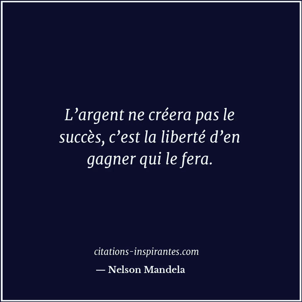 Citation de Nelson Mandela