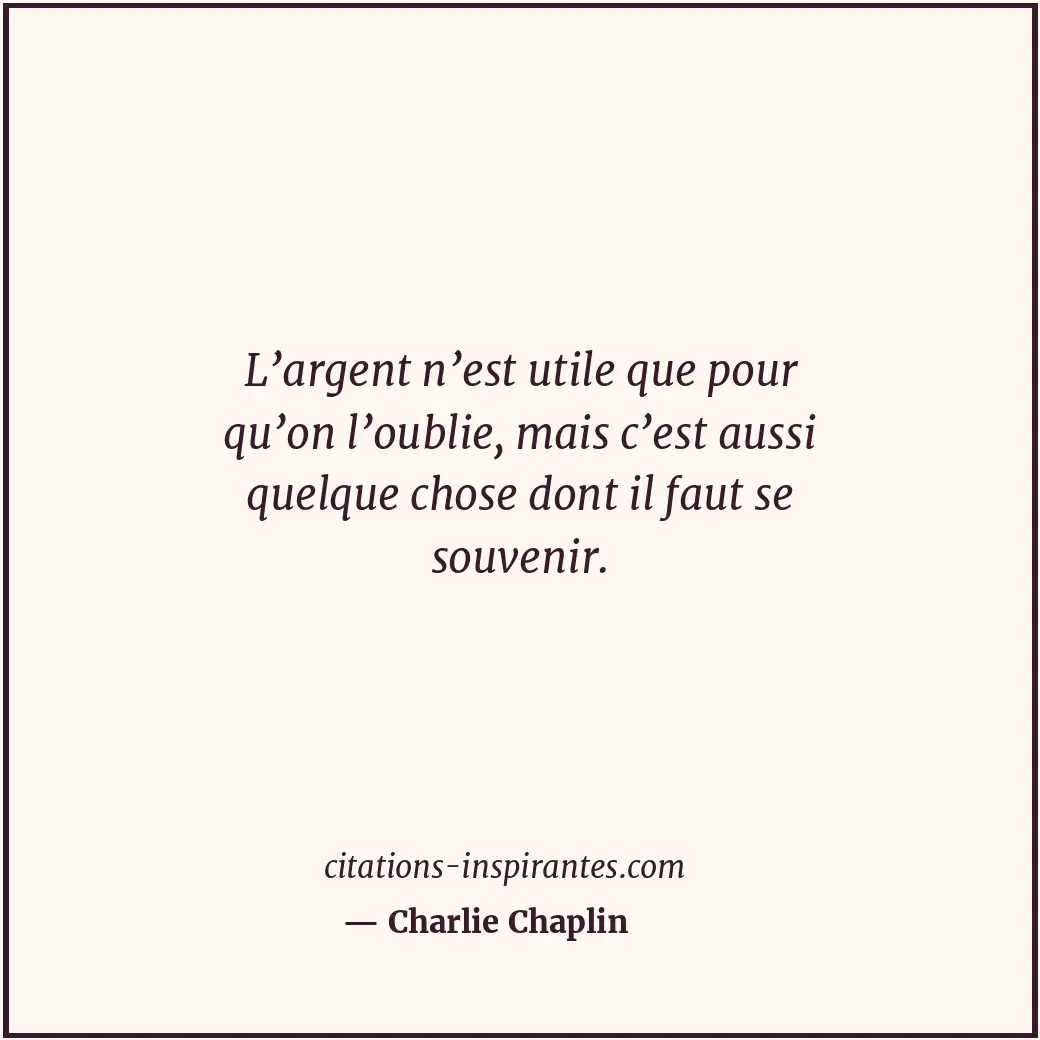 Citation de Charlie Chaplin