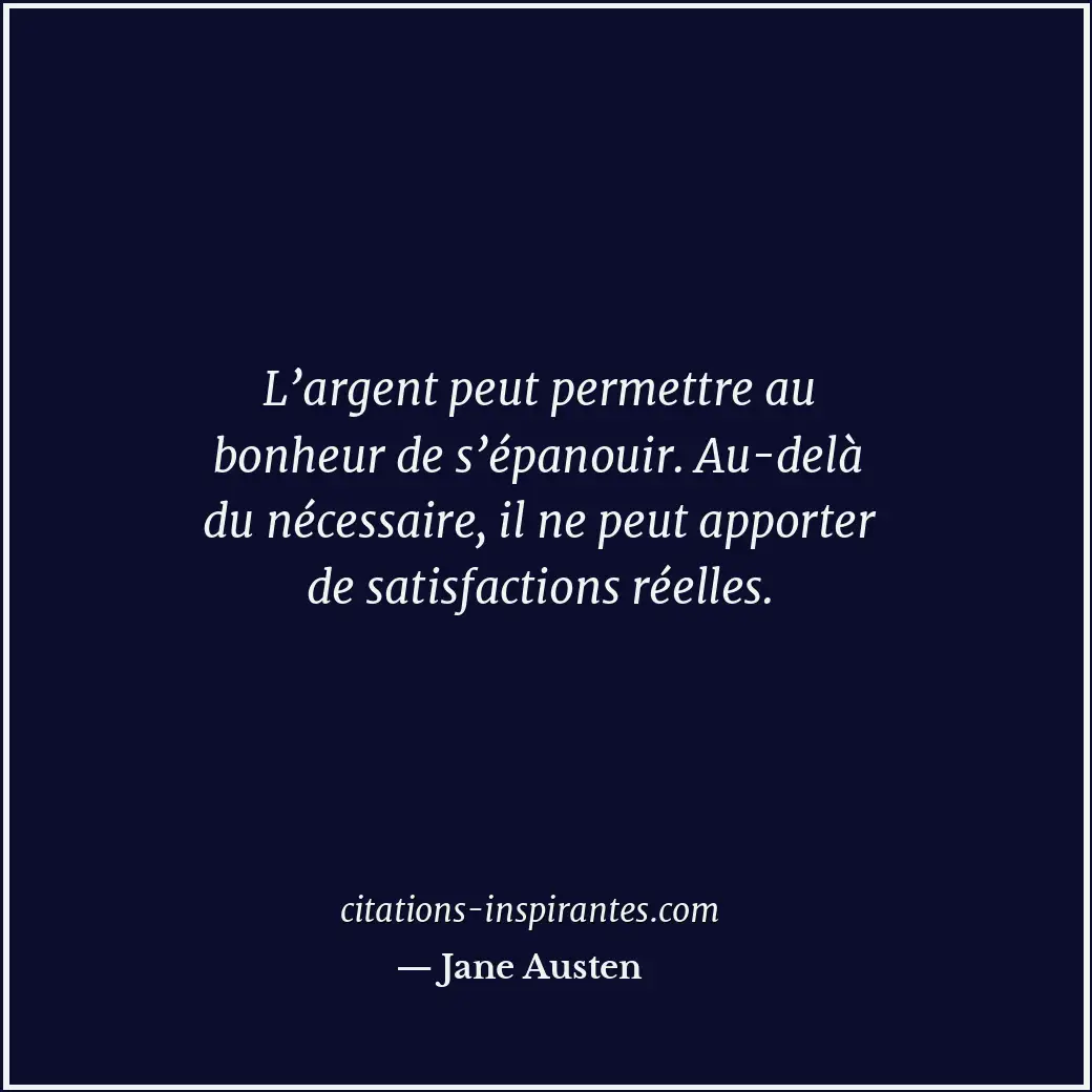 Citation de Jane Austen