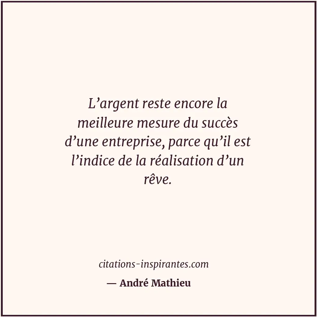 Citation de André Mathieu