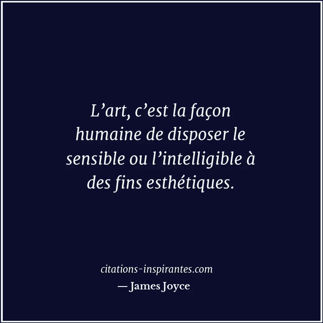 Citation de James Joyce