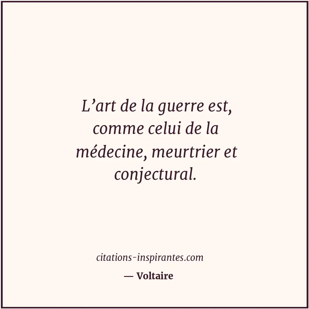 Citation de Voltaire