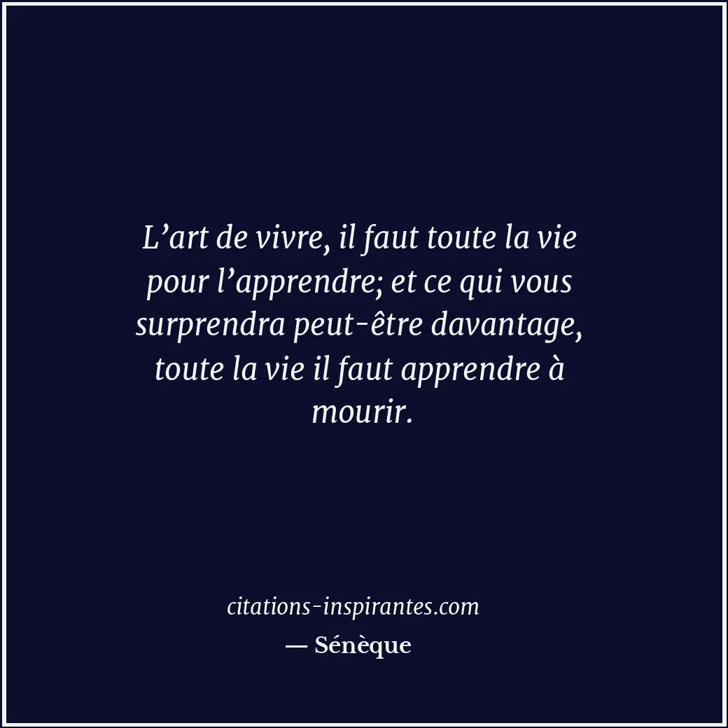 Citation de Sénèque