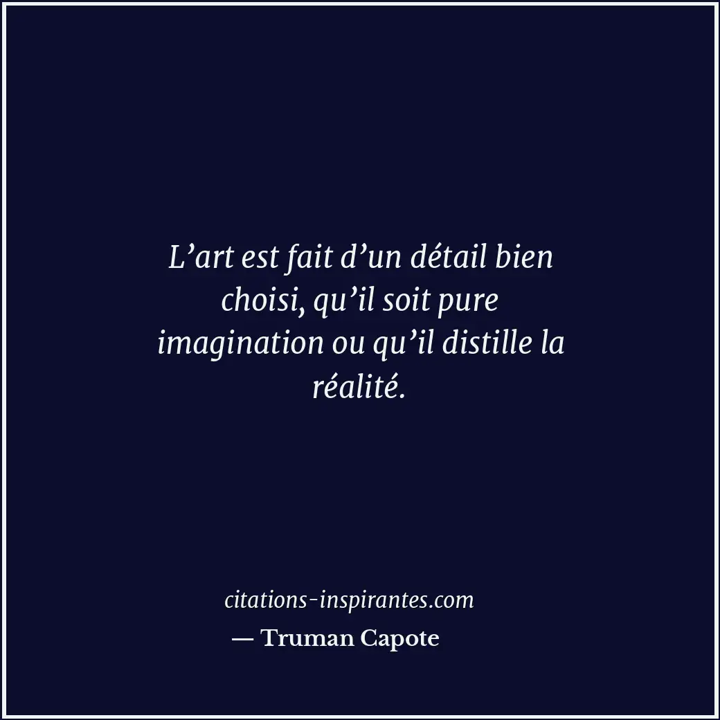 Citation de Truman Capote