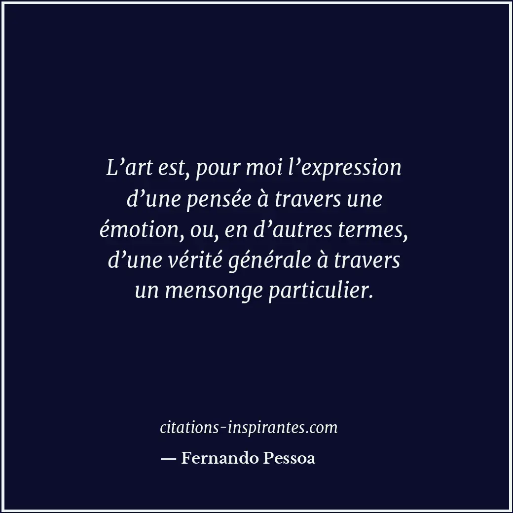 Citation de Fernando Pessoa