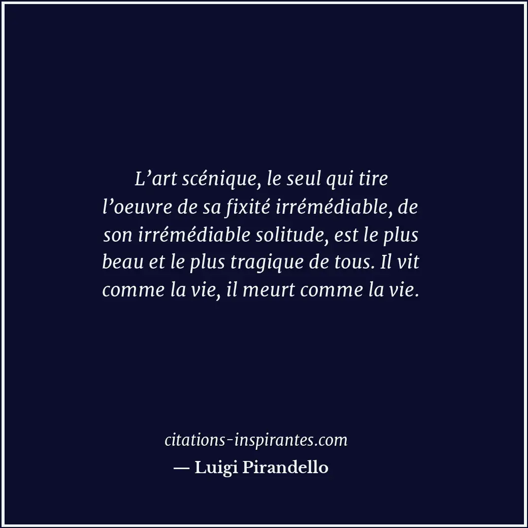 Citation de Luigi Pirandello
