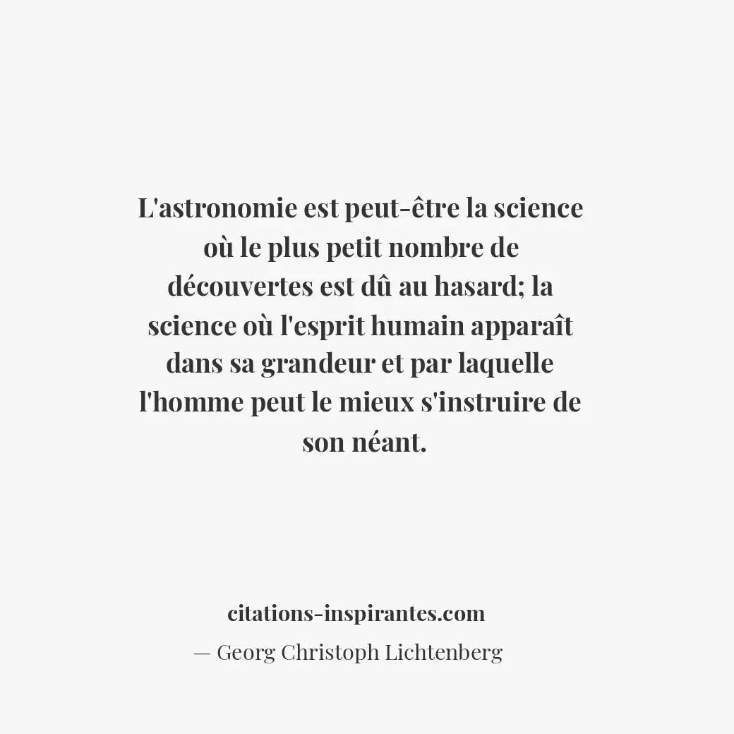 Citation de Georg Christoph Lichtenberg
