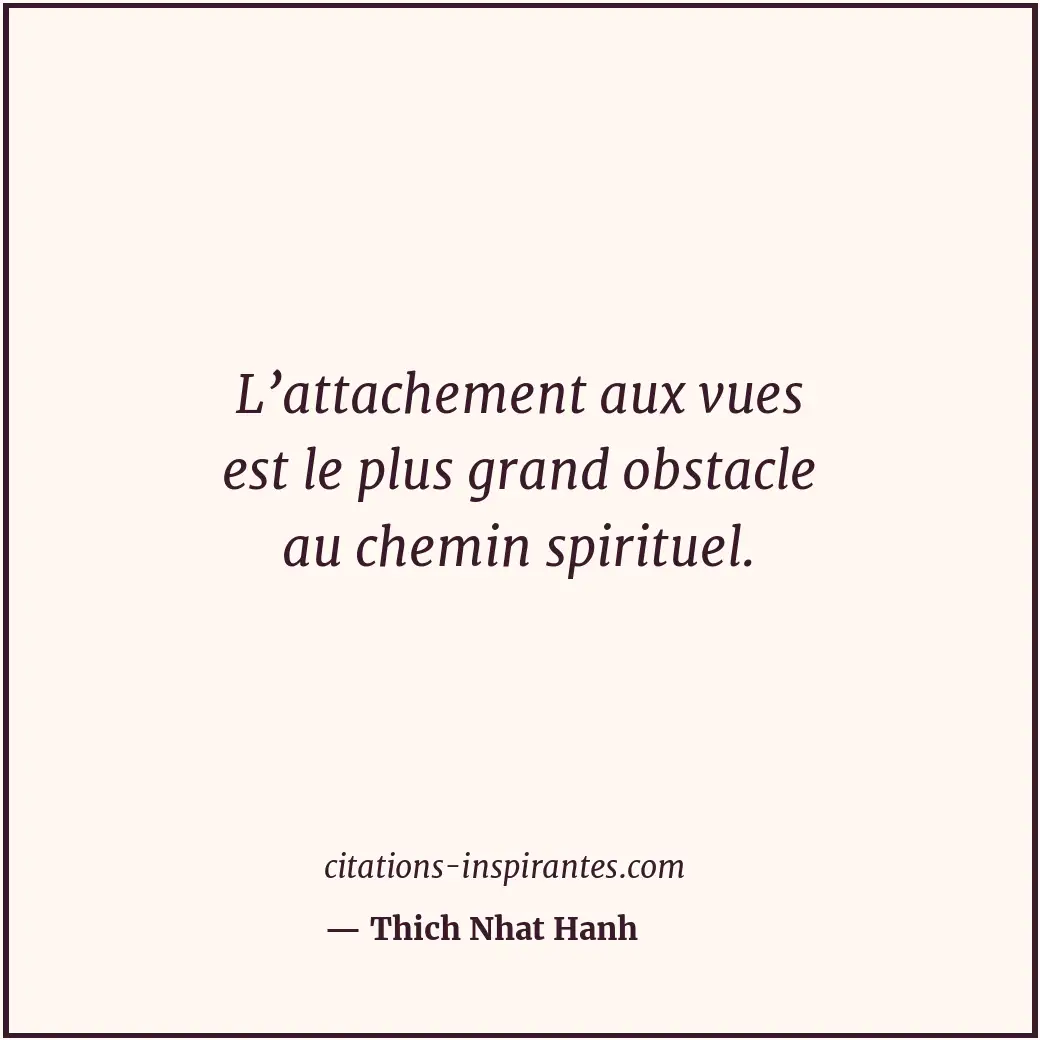 Citation de Thich Nhat Hanh