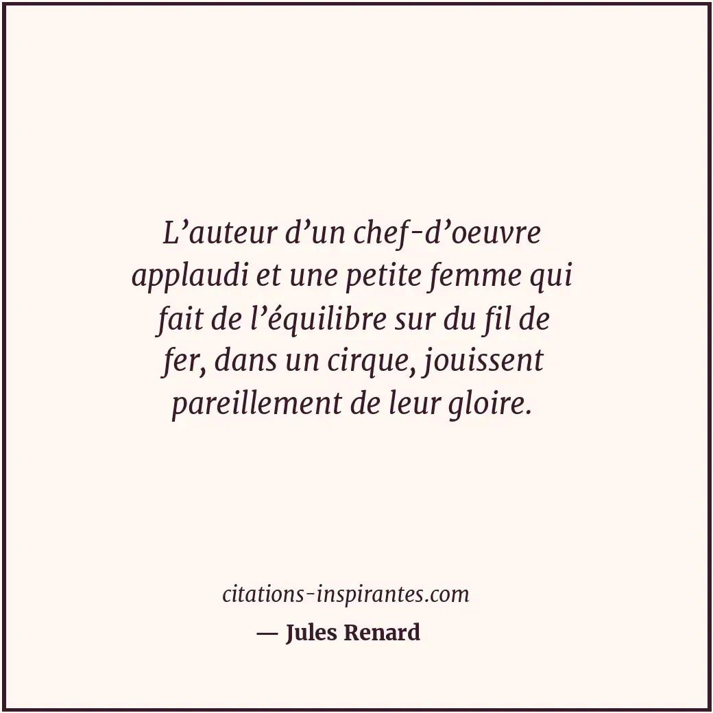 Citation de Jules Renard