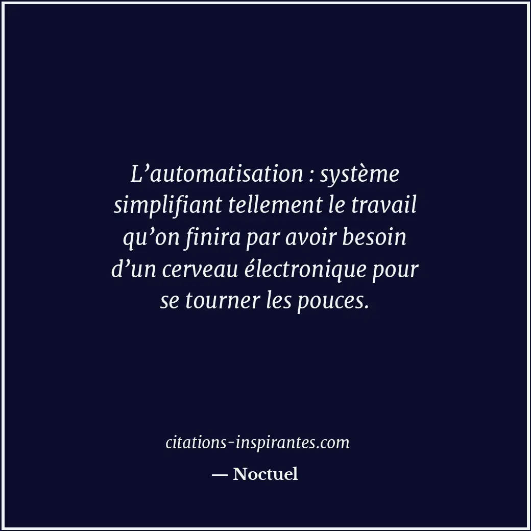 Citation de Noctuel