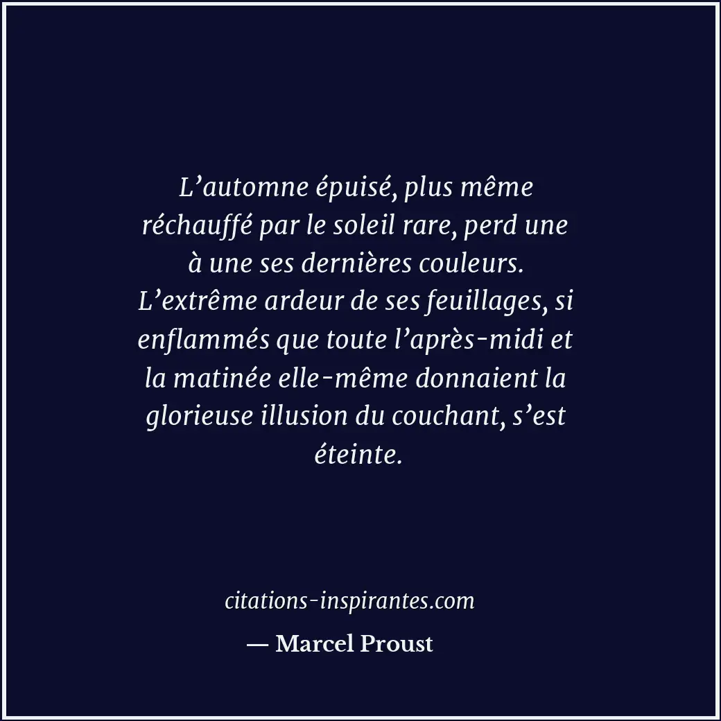 Citation de Marcel Proust