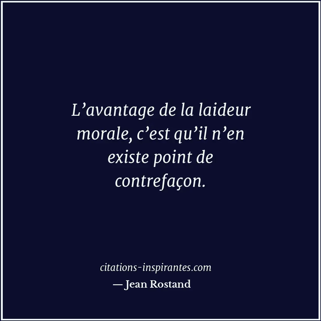 Citation de Jean Rostand