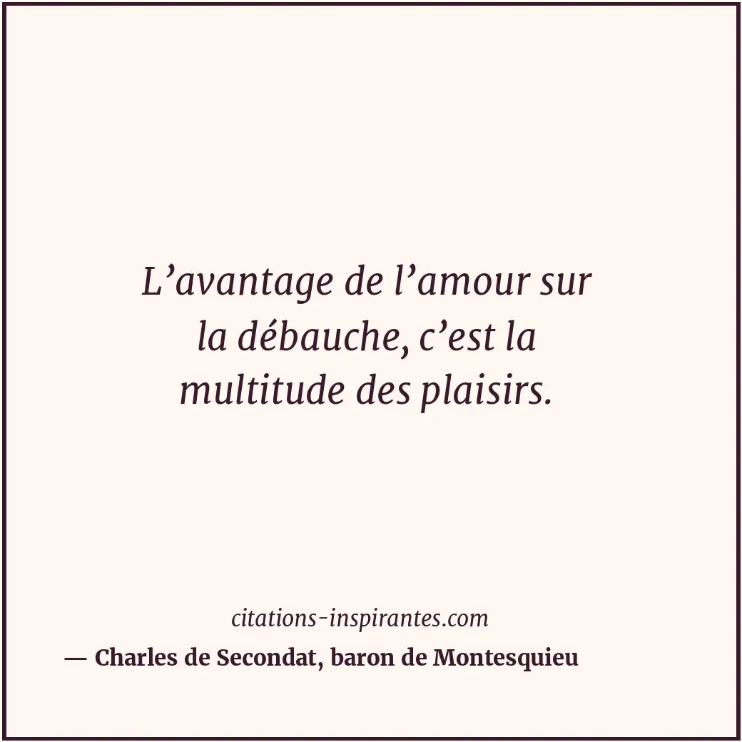Citation de Charles de Secondat, baron de Montesquieu