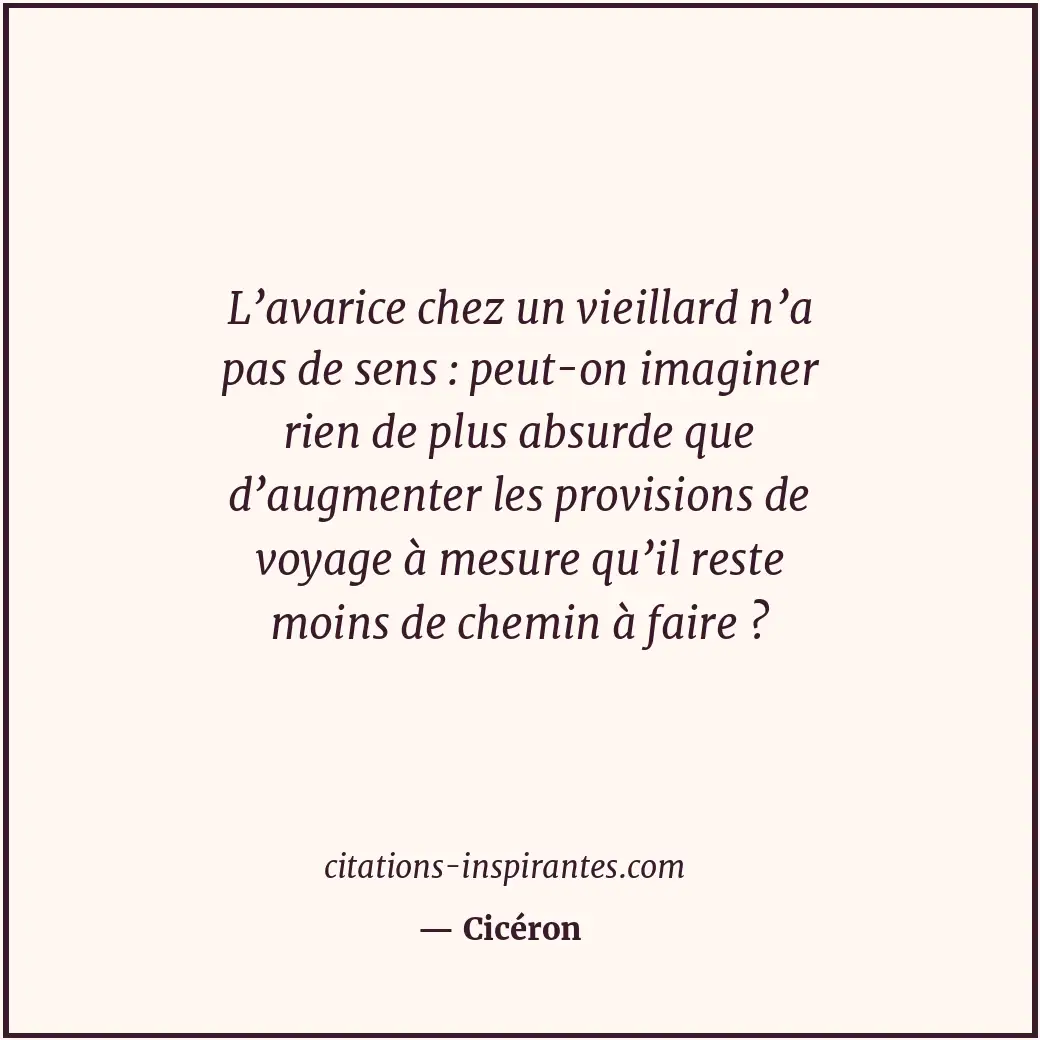 Citation de Cicéron