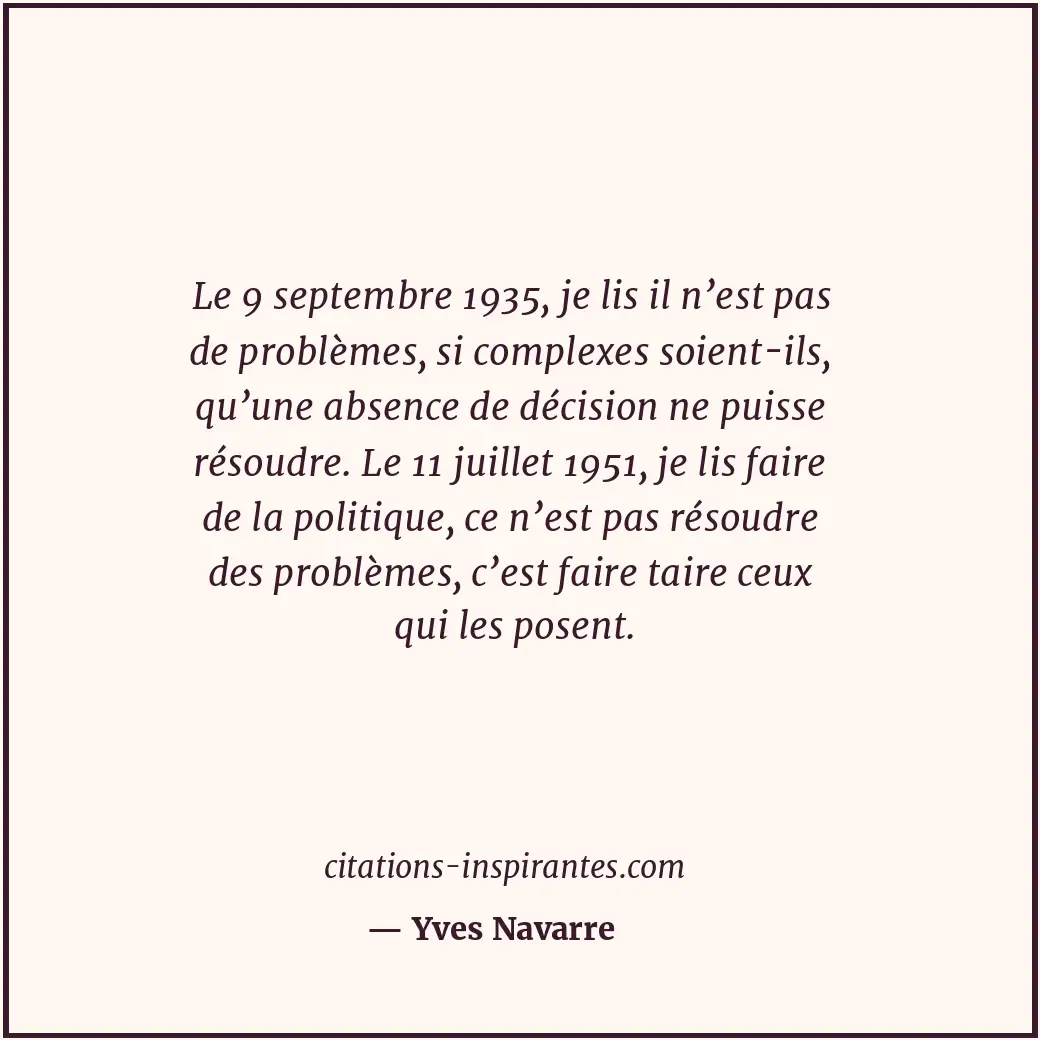 Citation de Yves Navarre