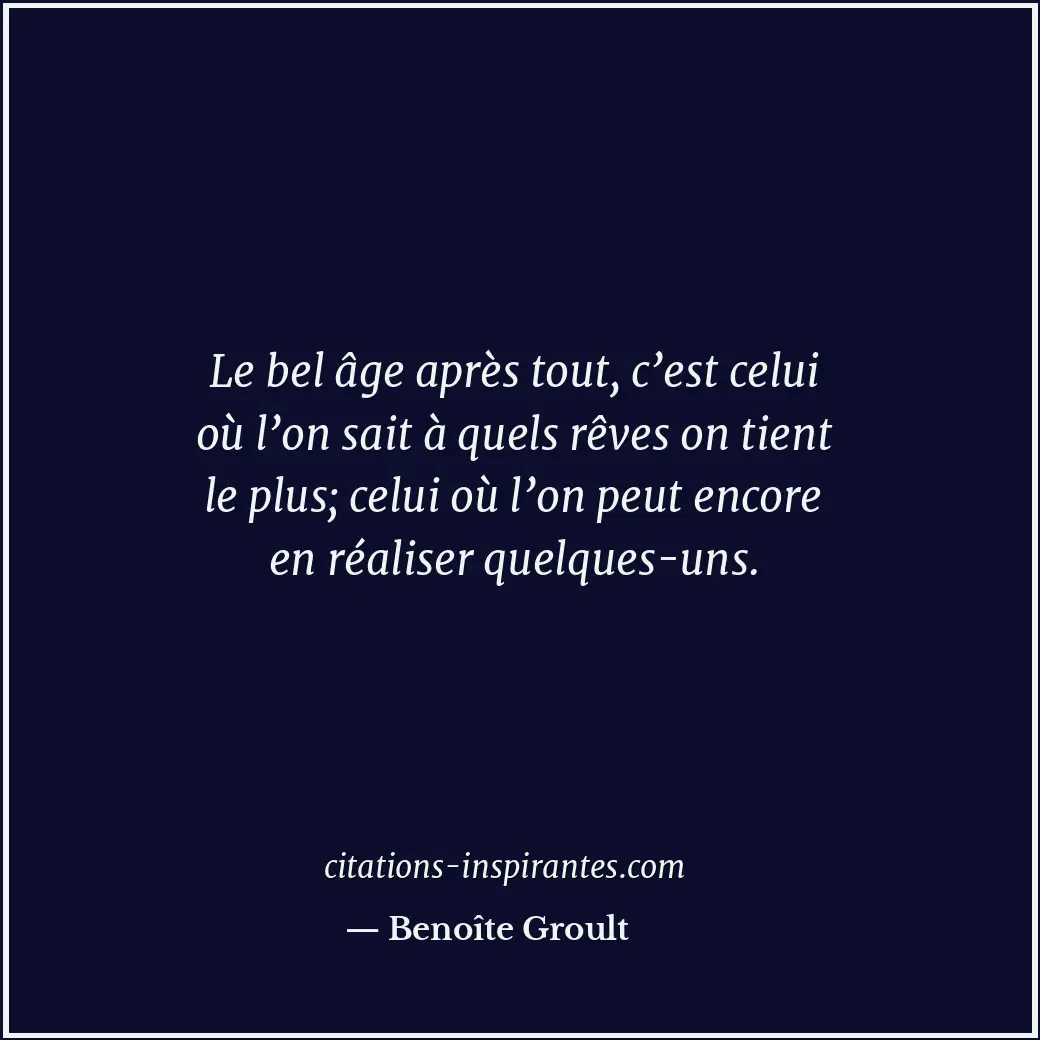 Citation de Benoîte Groult
