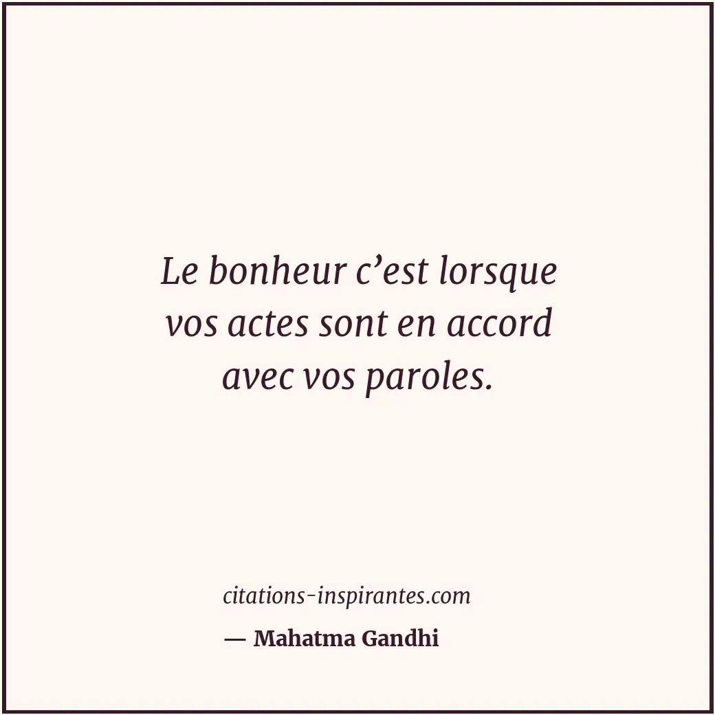 Citation de Mahatma Gandhi