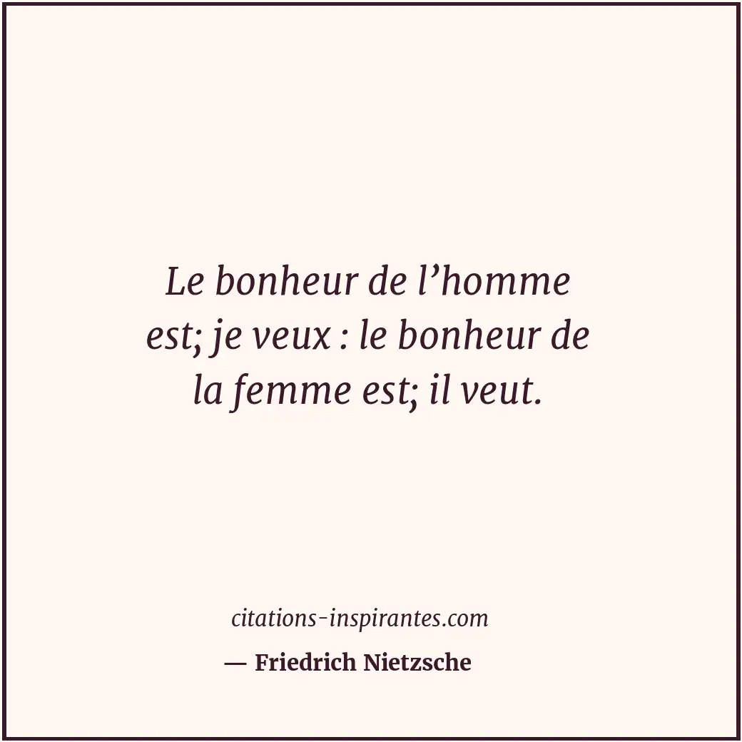 Citation de Friedrich Nietzsche