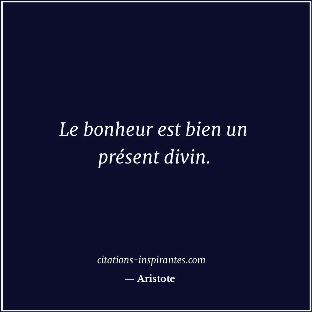 Citation de Aristote