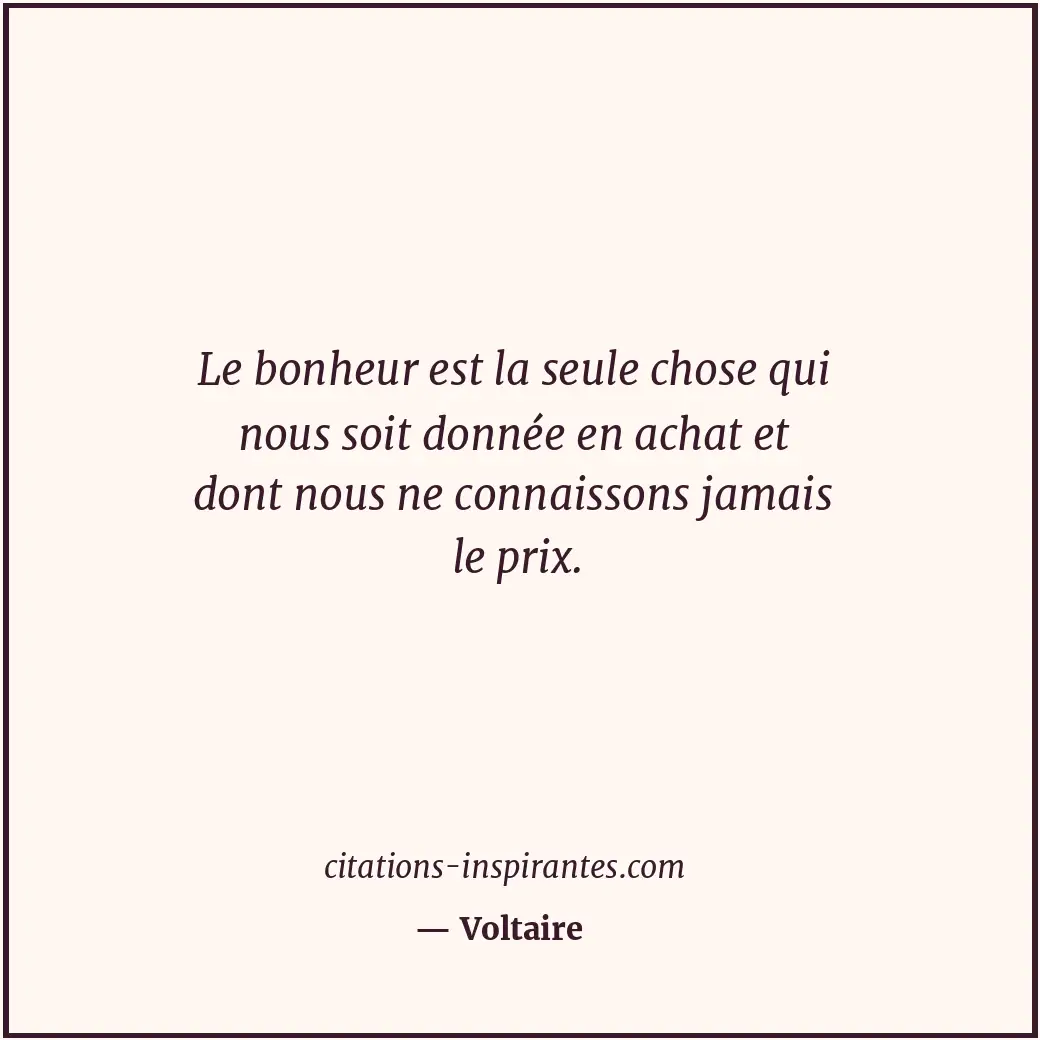 Citation de Voltaire
