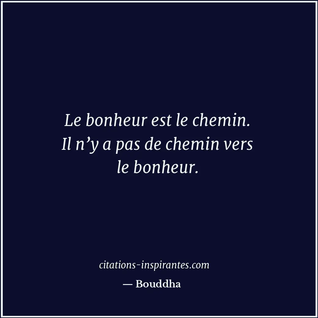 Citation de Bouddha