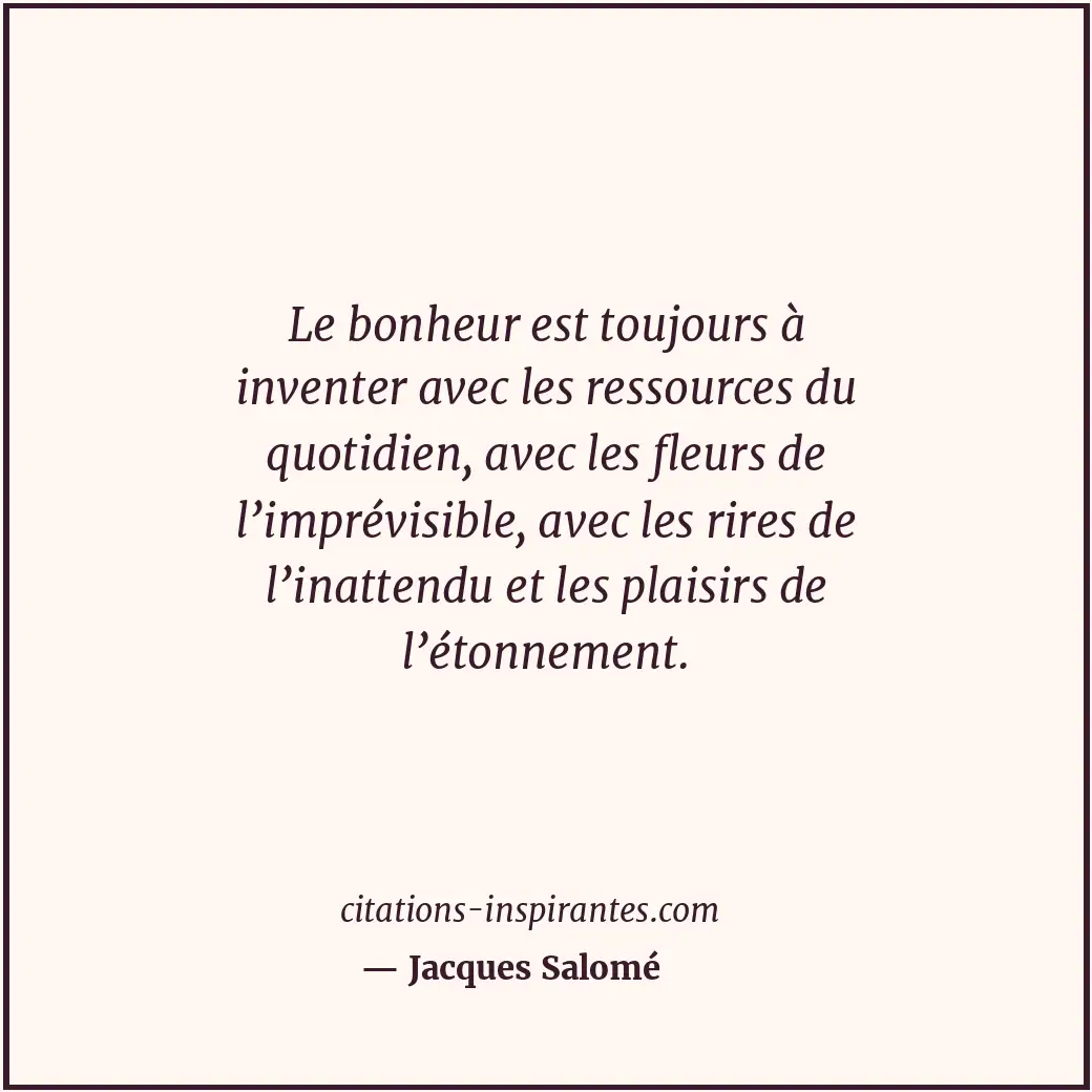 Citation de Jacques Salomé