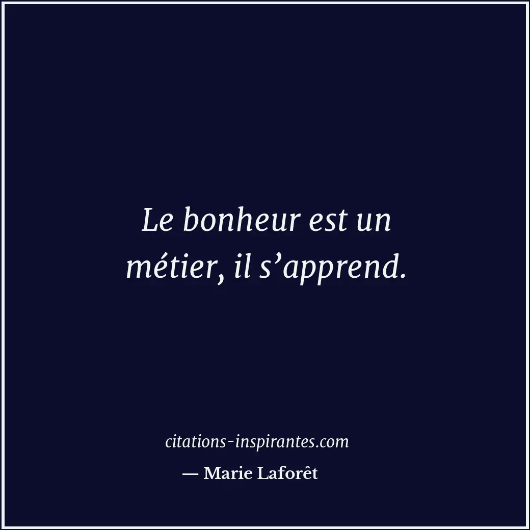 Citation de Marie Laforêt
