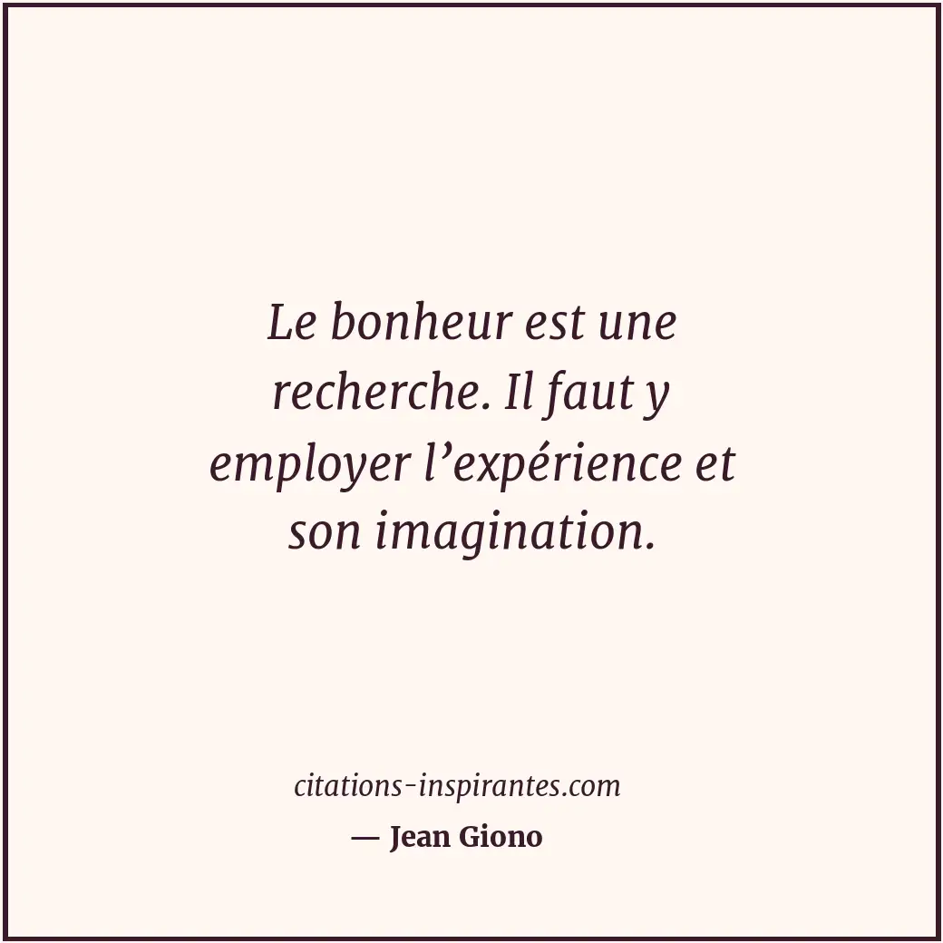 Citation de Jean Giono
