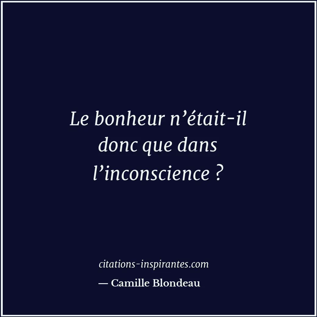 Citation de Camille Blondeau