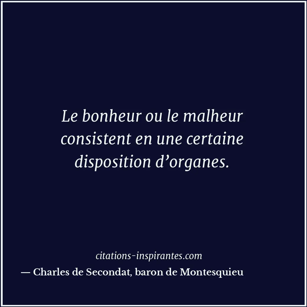 Citation de Charles de Secondat, baron de Montesquieu