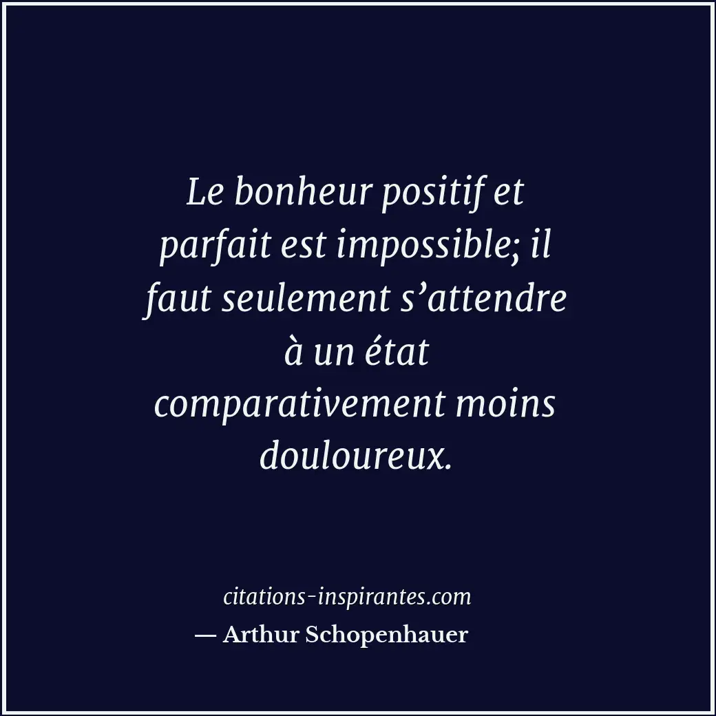 Citation de Arthur Schopenhauer