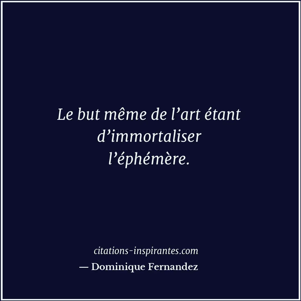 Citation de Dominique Fernandez