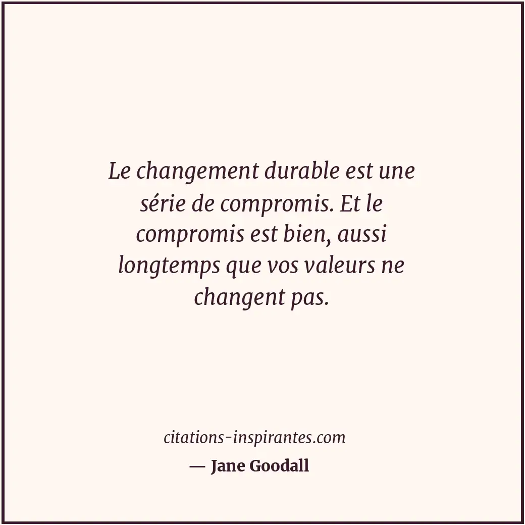 Citation de Jane Goodall