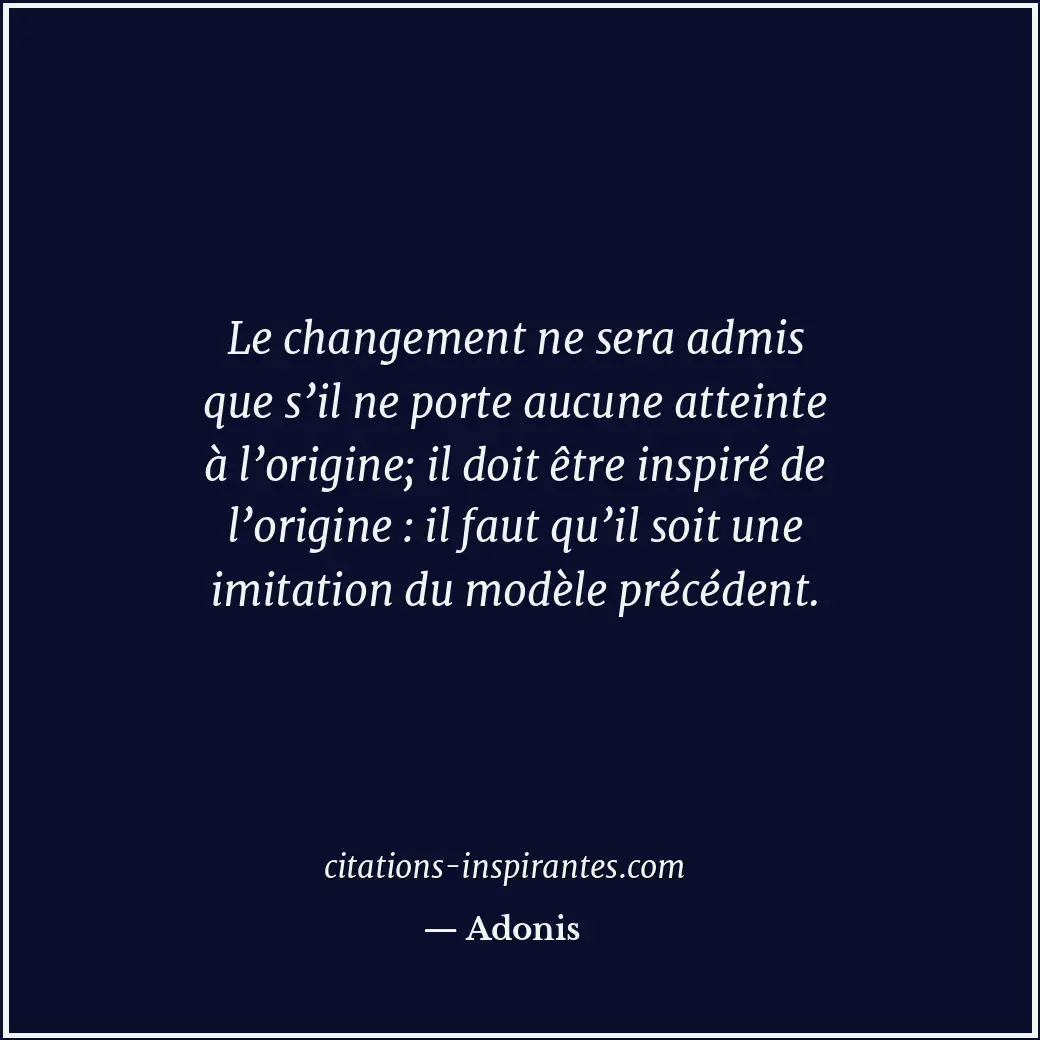 Citation de Adonis