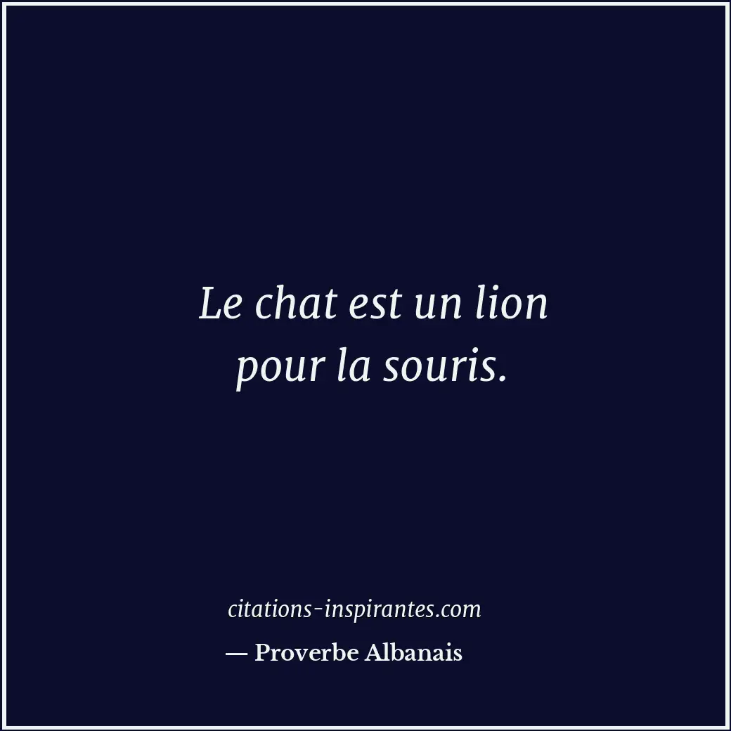 Citation de Proverbe Albanais