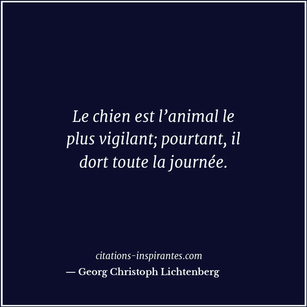 Citation de Georg Christoph Lichtenberg