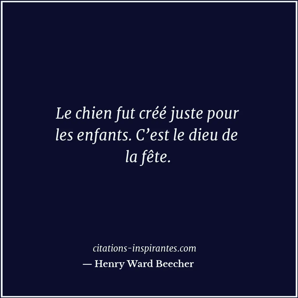Citation de Henry Ward Beecher