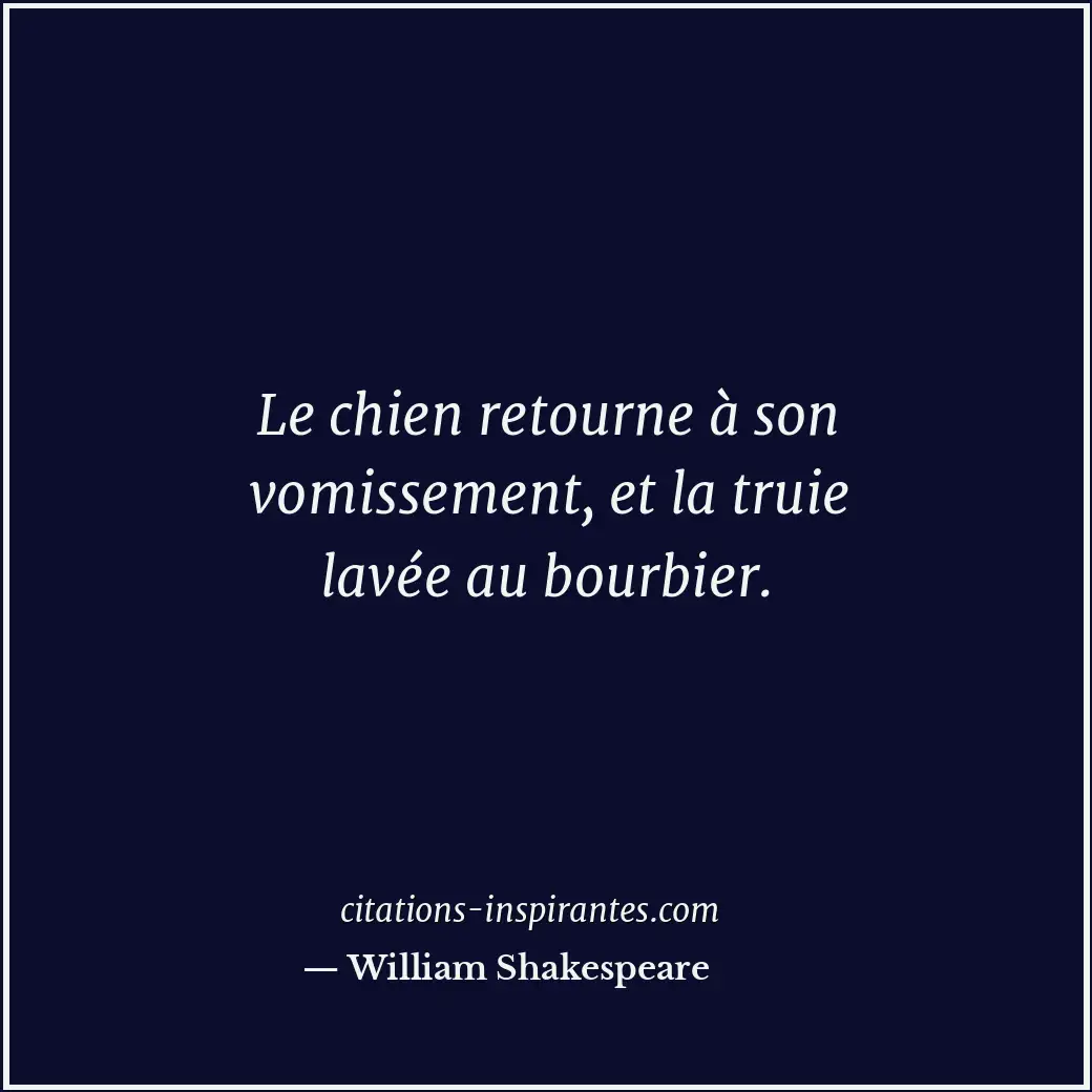 Citation de William Shakespeare