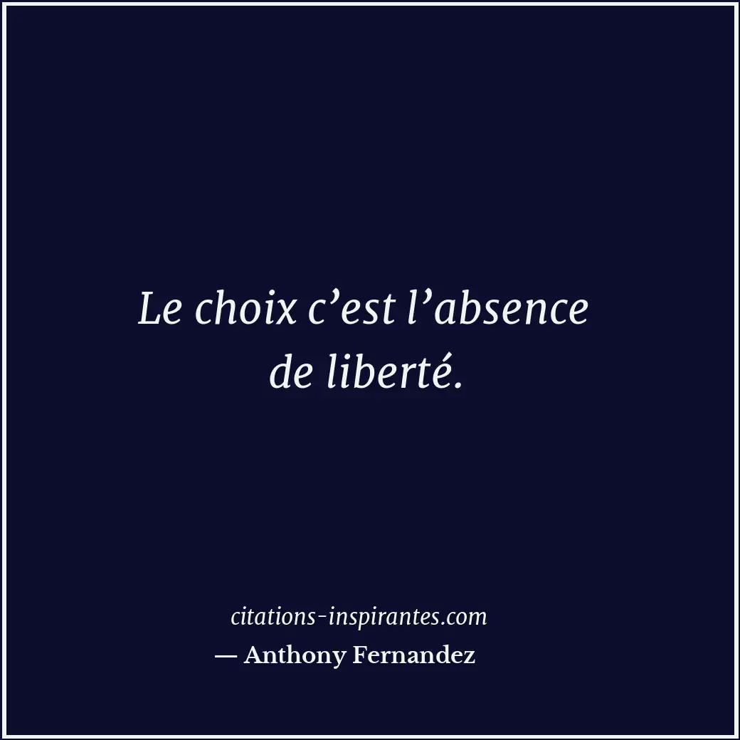 Citation de Anthony Fernandez