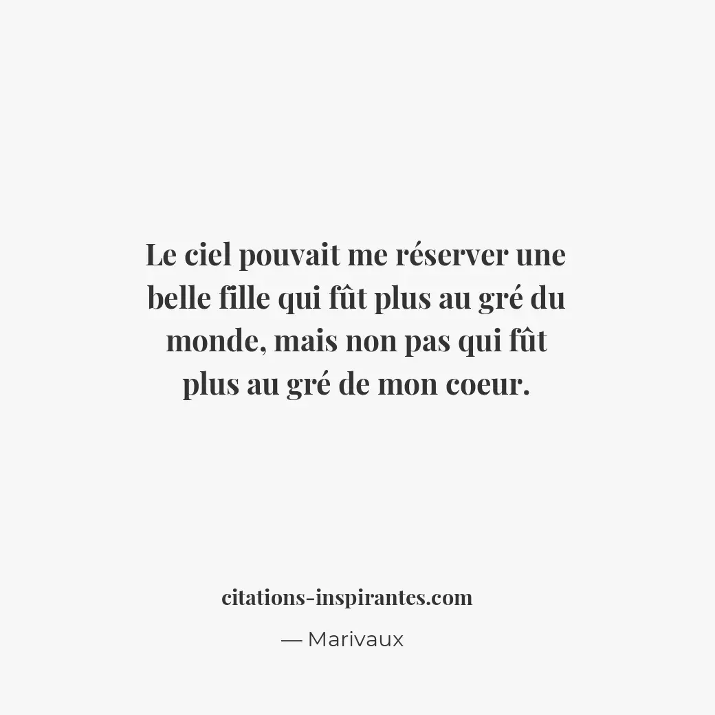 Citation de Marivaux