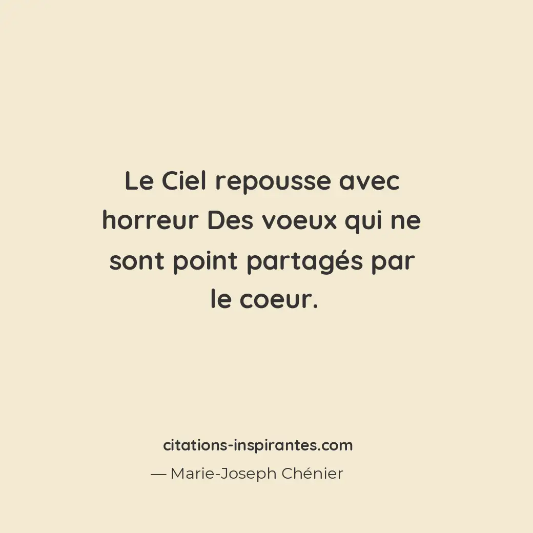 Citation de Marie-Joseph Chénier