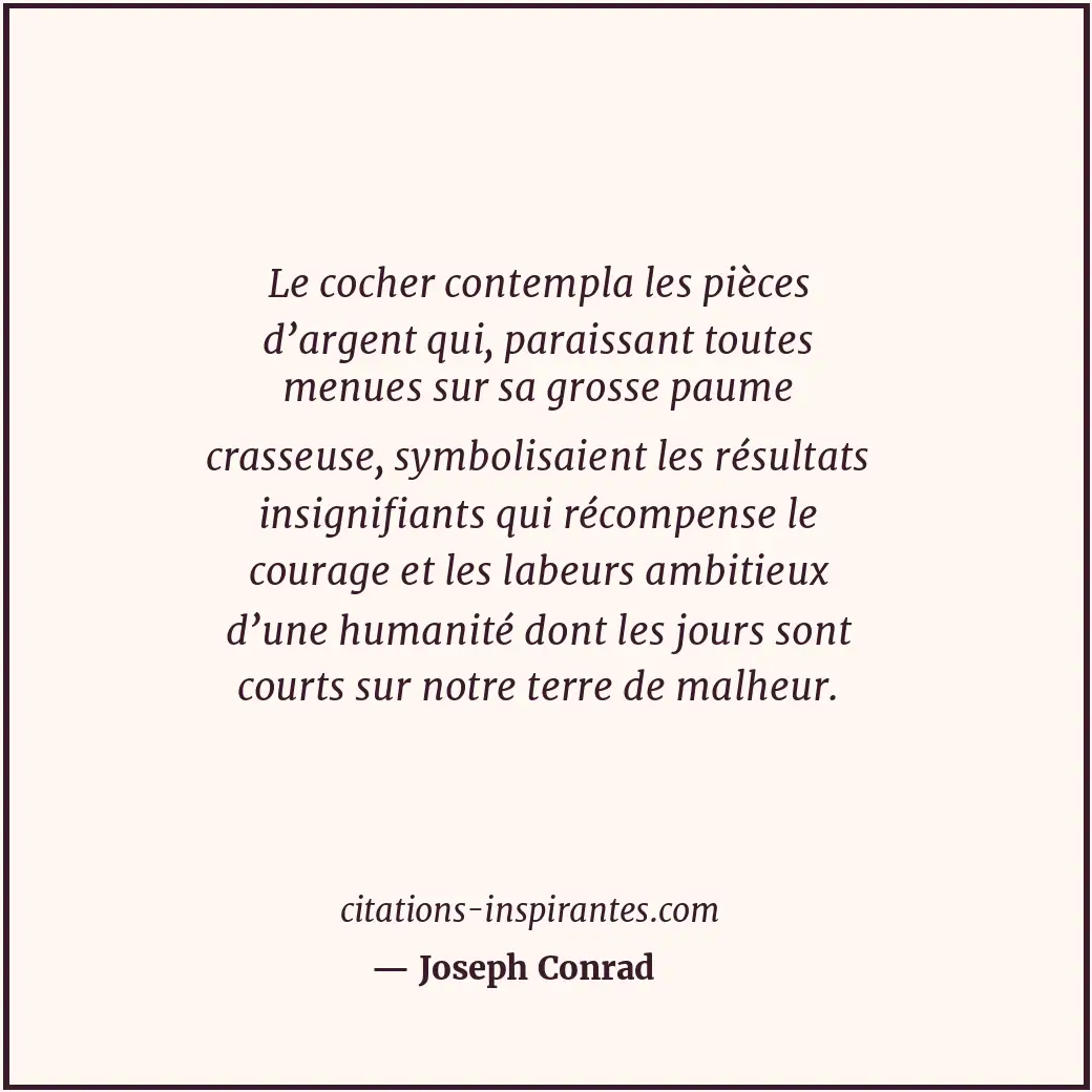 Citation de Joseph Conrad