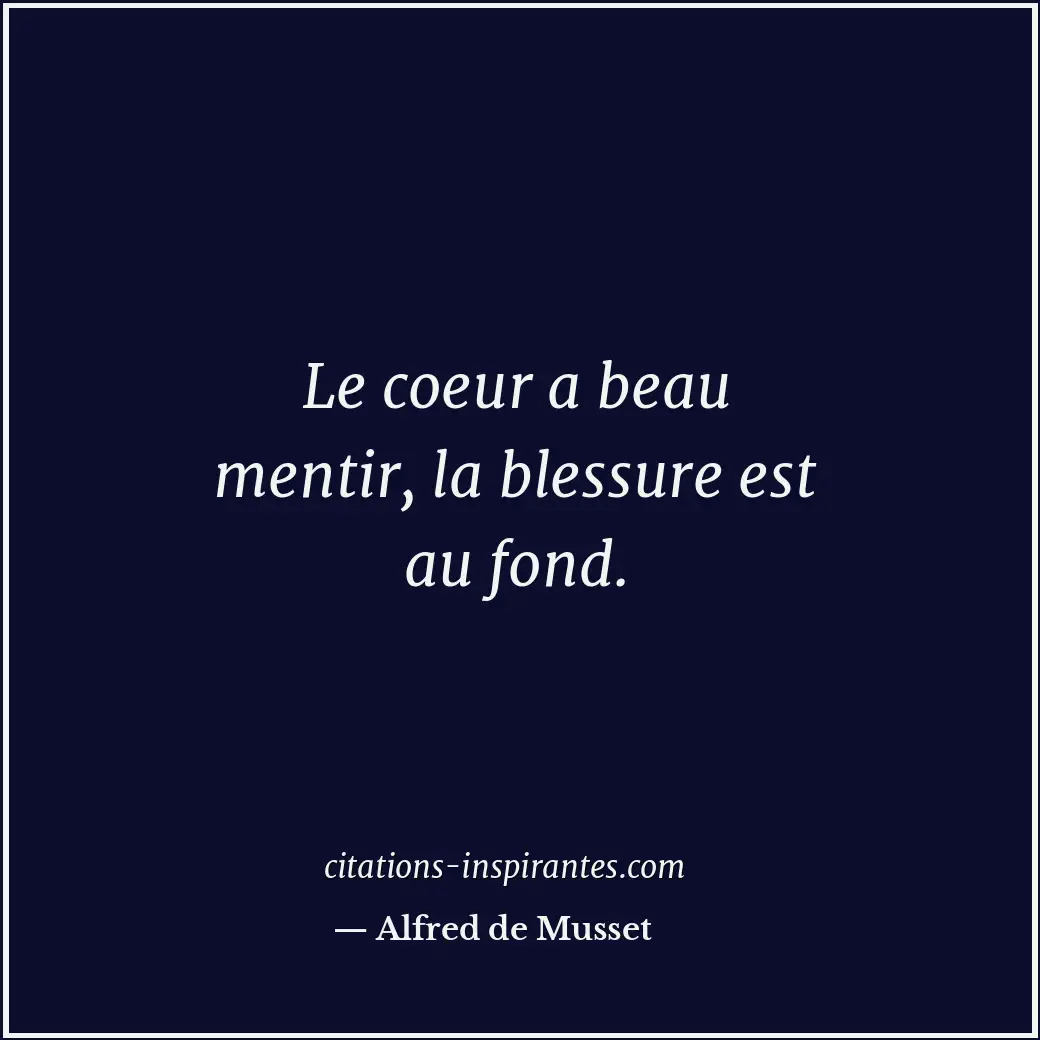 Citation de Alfred de Musset