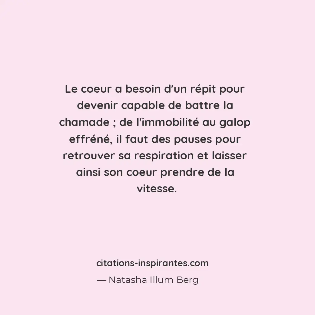 Citation de Natasha Illum Berg