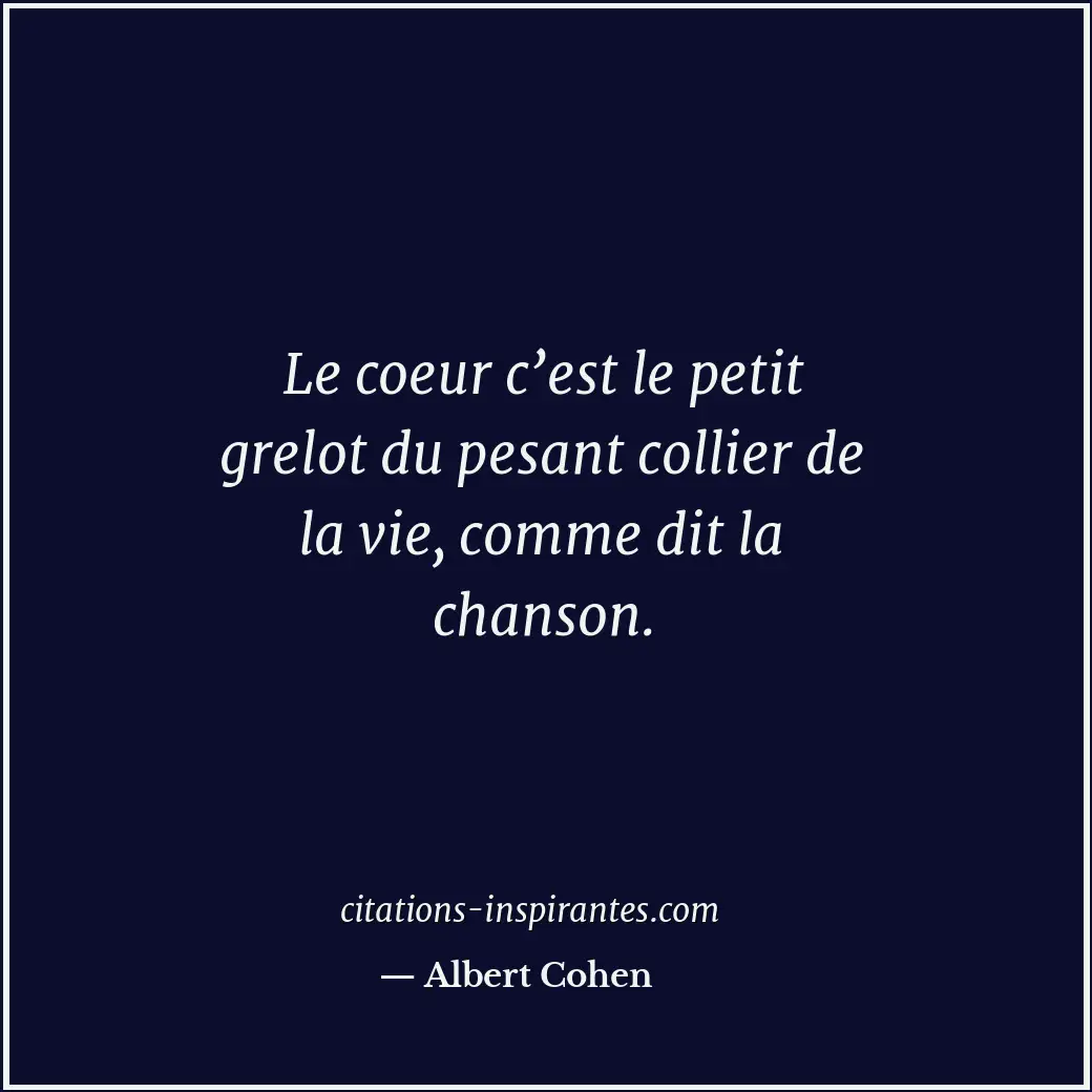 Citation de Albert Cohen
