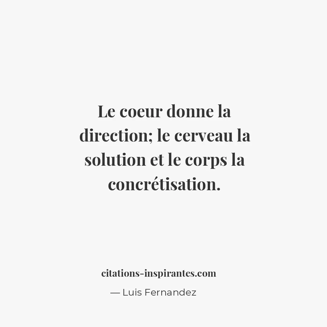 Citation de Luis Fernandez