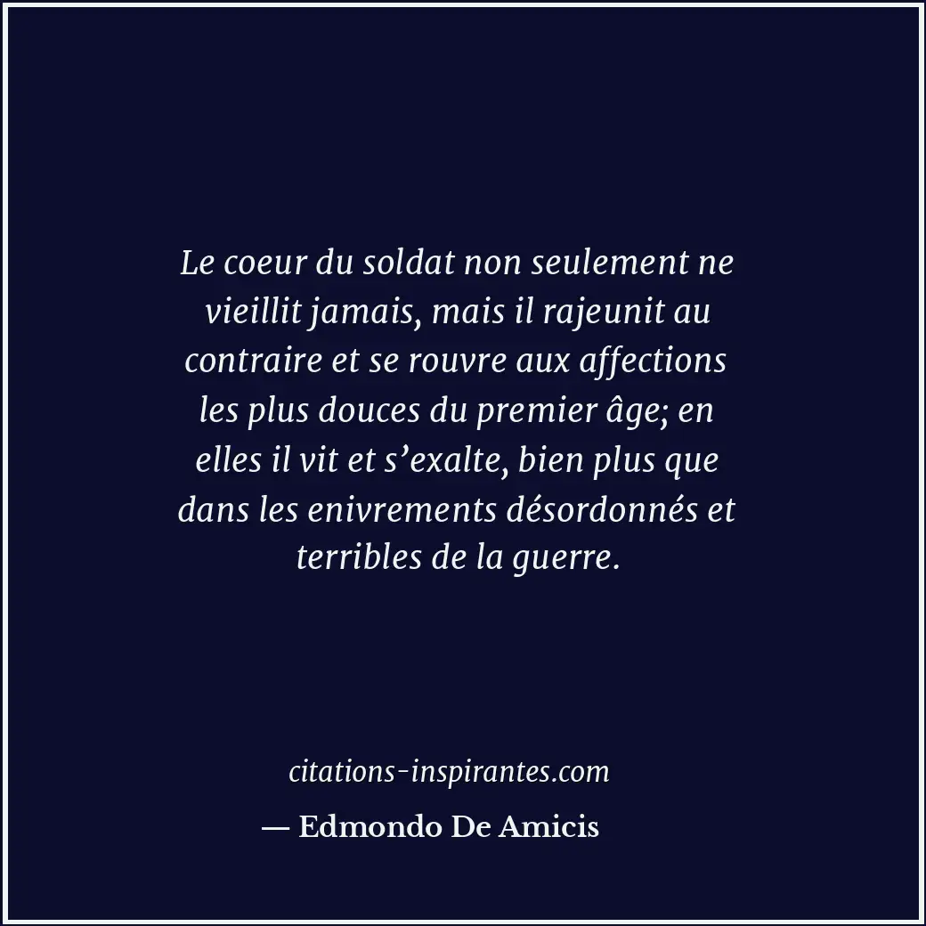 Citation de Edmondo De Amicis